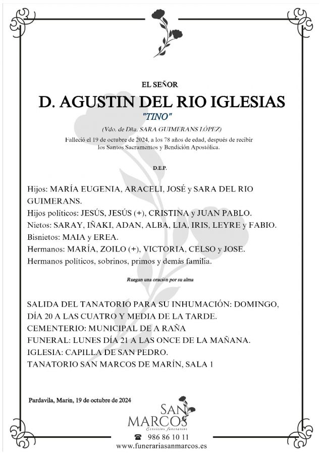 Agustín Del RÍo Iglesias