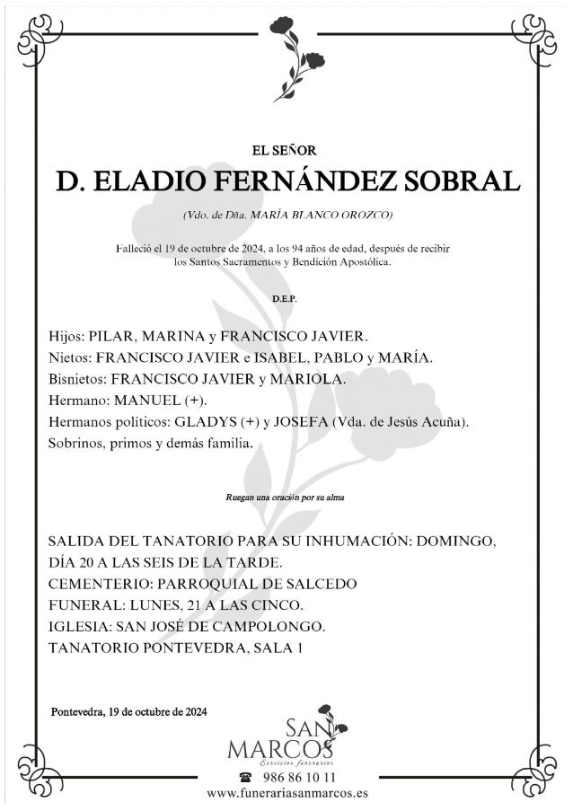 Eladio Fernández Sobral 