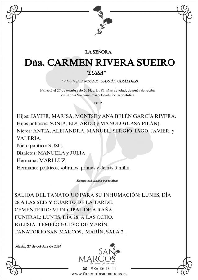 Carmen Rivera Sueiro